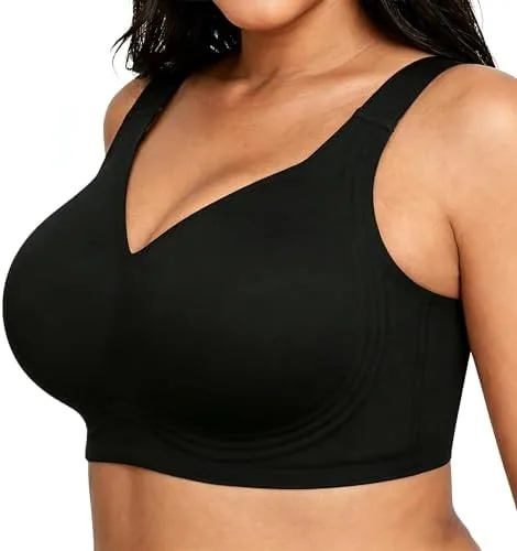 xcutting wirefree jelly bra for women full coverage no underwireblack3xl